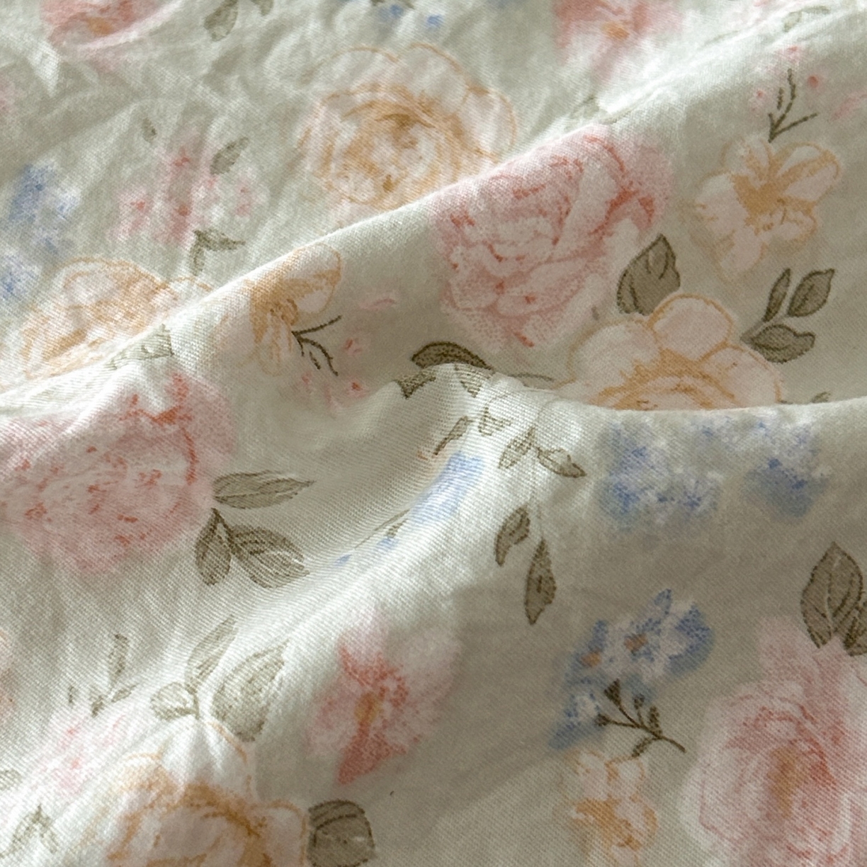 91家纺网 家纺一手货源 找家纺 如约 2025新款A类珍珠棉四件套 花盏绿