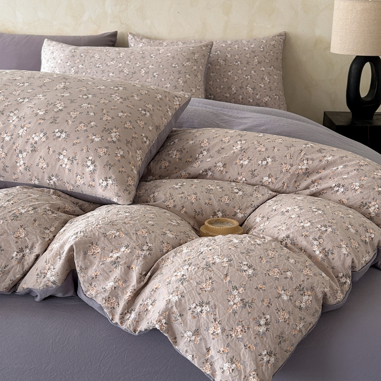 91家纺网 家纺一手货源 找家纺 如约 2025新款A类珍珠棉四件套 梦华录黄