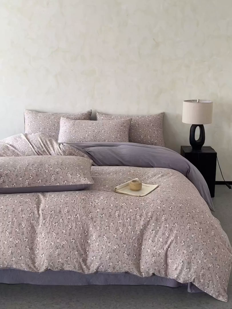 91家纺网 家纺一手货源 找家纺 如约 2025新款A类珍珠棉四件套 梦华录黄