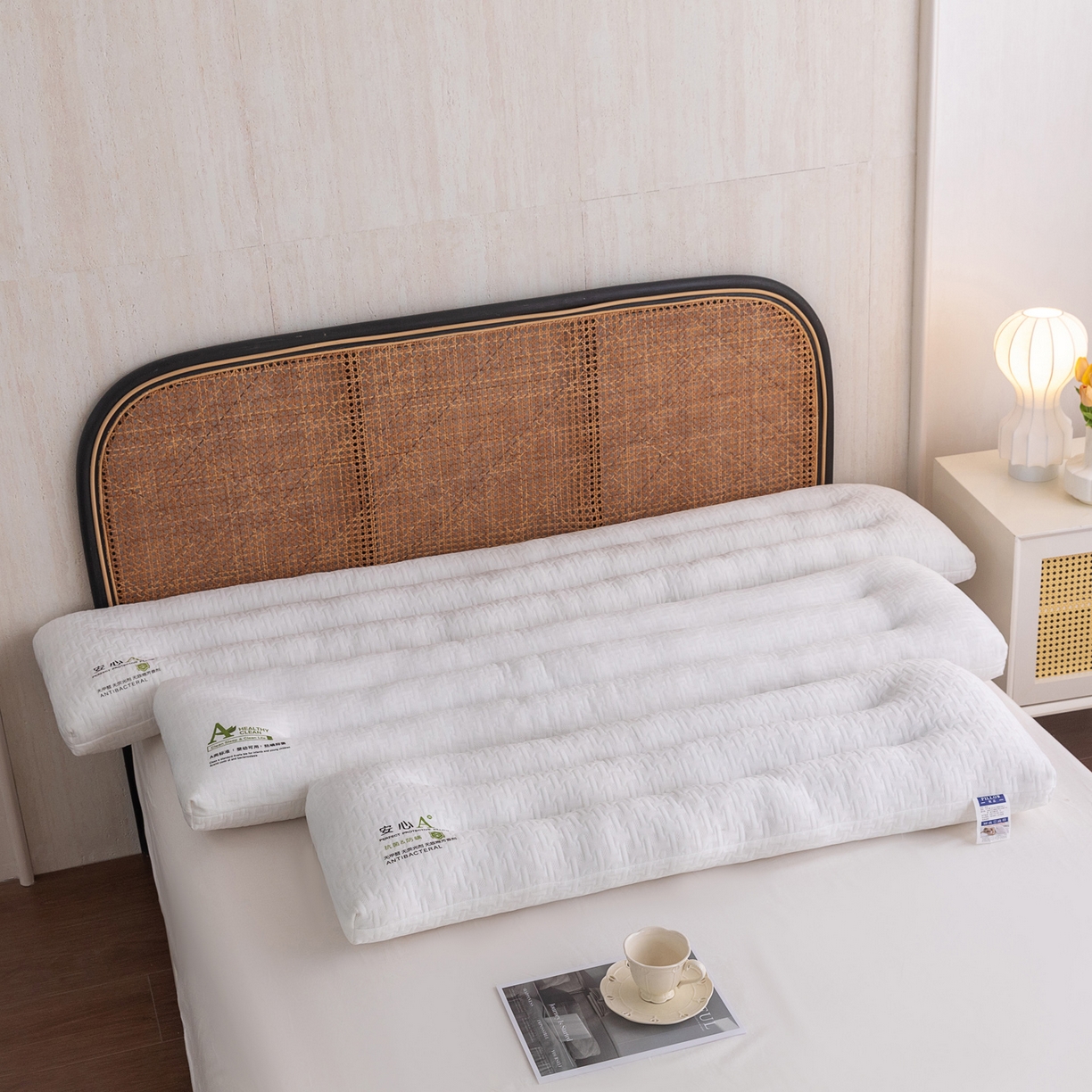 91家纺网 家纺一手货源 找家纺 （总）芯奇想 2025新款长枕头针织定型枕双人枕芯床头靠垫芯亲子枕情侣枕头