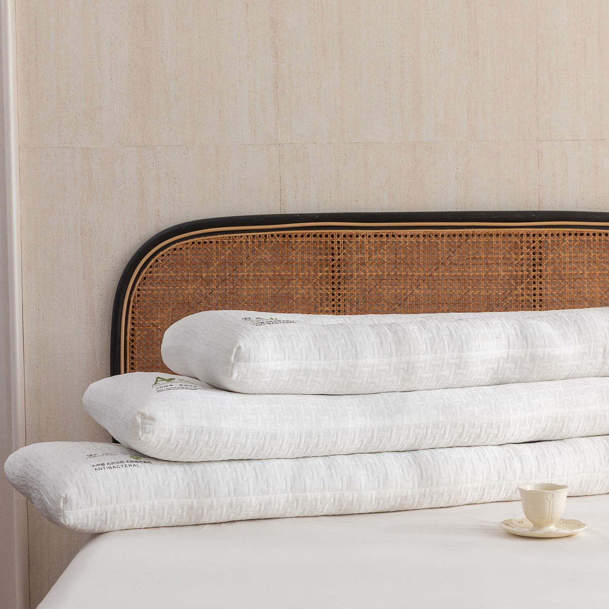 91家纺网 家纺一手货源 找家纺 （总）芯奇想 2025新款长枕头针织定型枕双人枕芯床头靠垫芯亲子枕情侣枕头