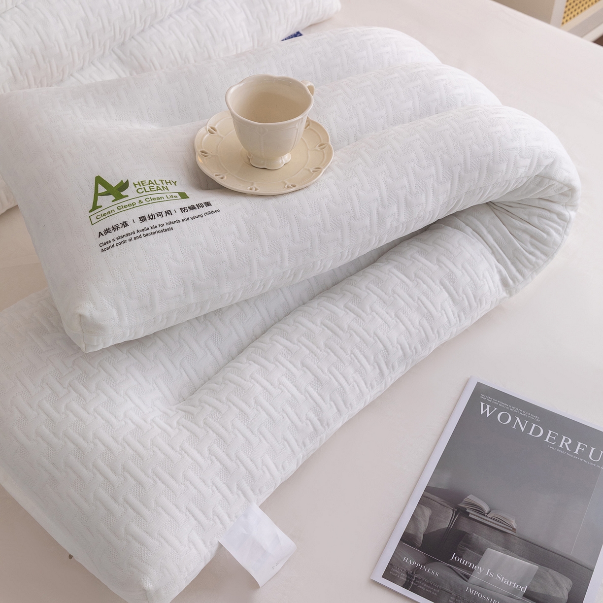 91家纺网 家纺一手货源 找家纺 （总）芯奇想 2025新款长枕头针织定型枕双人枕芯床头靠垫芯亲子枕情侣枕头