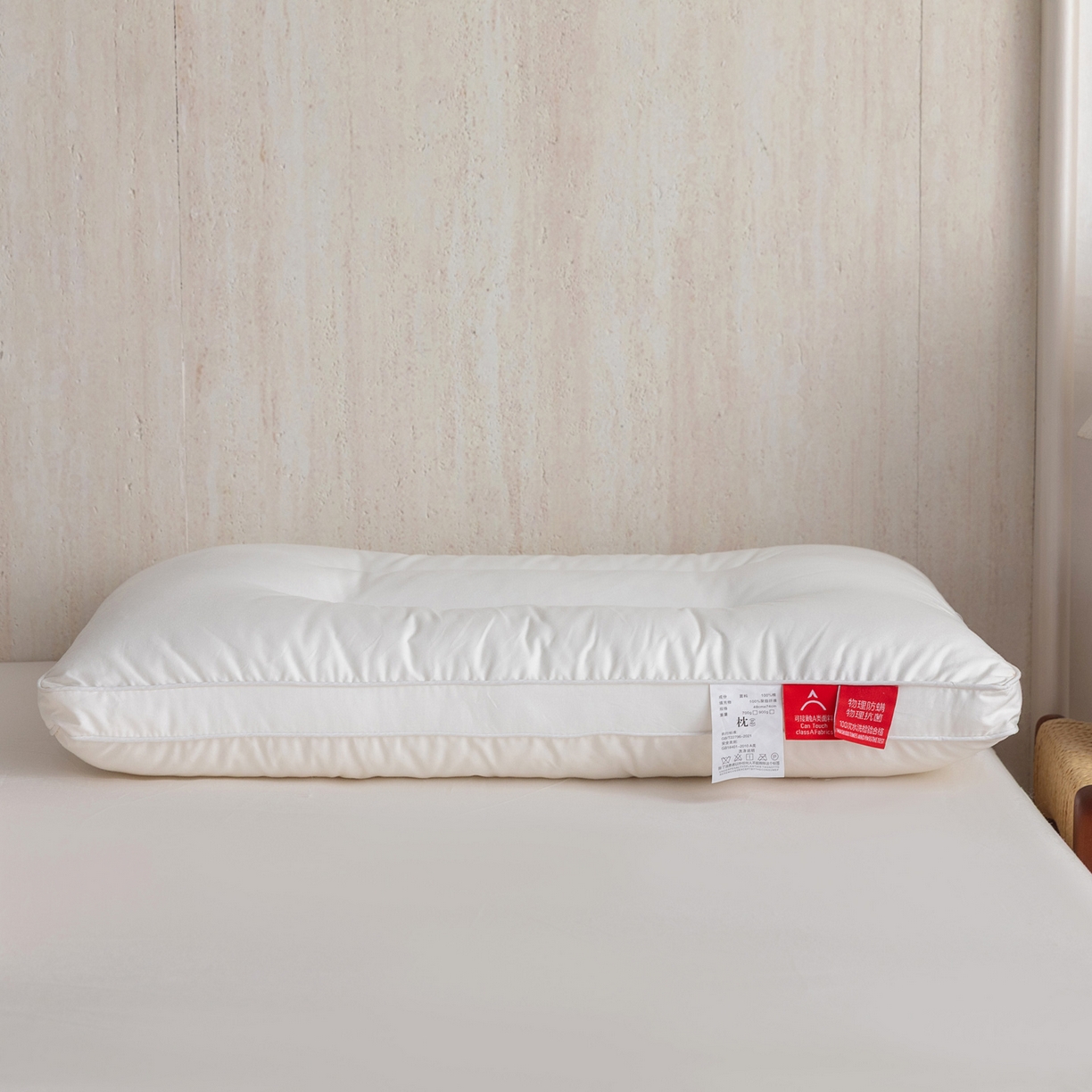91家纺网 家纺一手货源 找家纺 （总）芯奇想 2025新款全棉立体三防枕芯单人护颈枕羽丝绒枕枕头枕芯