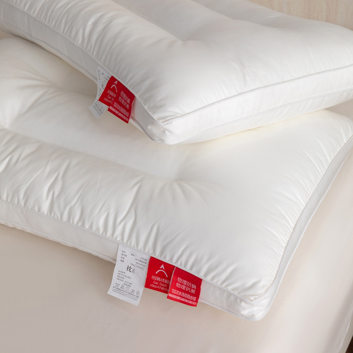 91家纺网 家纺一手货源 找家纺 （总）芯奇想 2025新款全棉立体三防枕芯单人护颈枕羽丝绒枕枕头枕芯