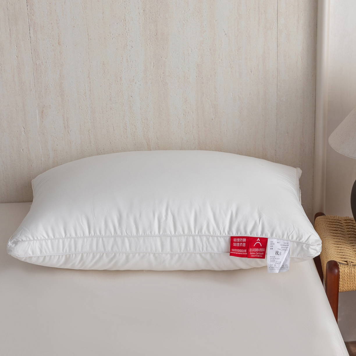 91家纺网 家纺一手货源 找家纺 （总）芯奇想 2025新款全棉立体三防单人酒店枕羽丝绒枕枕芯枕头