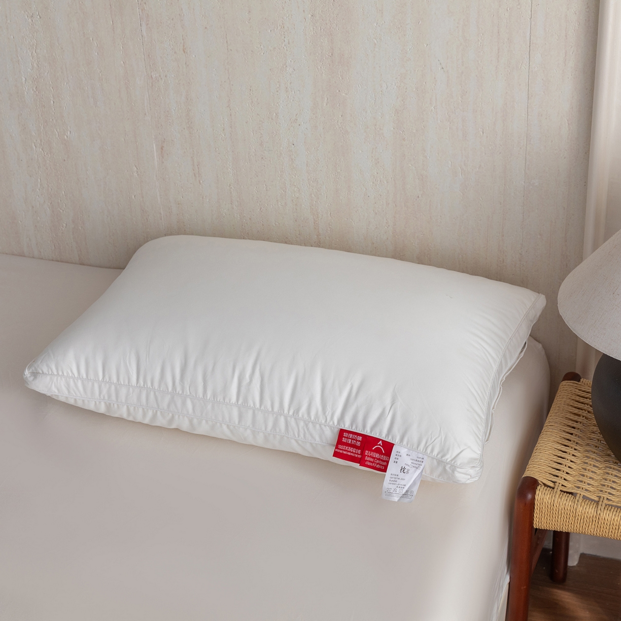 91家纺网 家纺一手货源 找家纺 （总）芯奇想 2025新款全棉立体三防单人酒店枕羽丝绒枕枕芯枕头