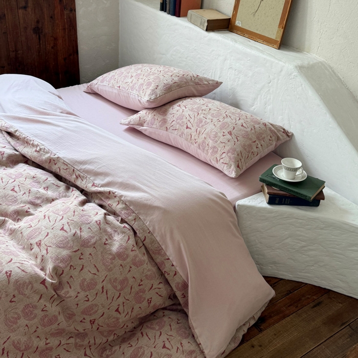 91家纺网 家纺一手货源 找家纺 （总）山舍家居 2025新款全棉纯棉色织提花四件套-雾璃（会员-20元 活动后限价298元）