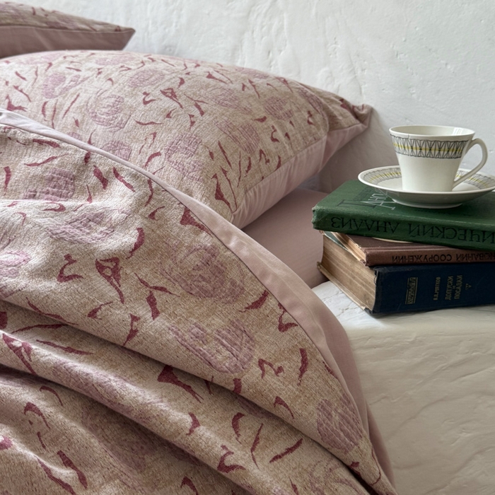 91家纺网 家纺一手货源 找家纺 （总）山舍家居 2025新款全棉纯棉色织提花四件套-雾璃（会员-20元 活动后限价298元）