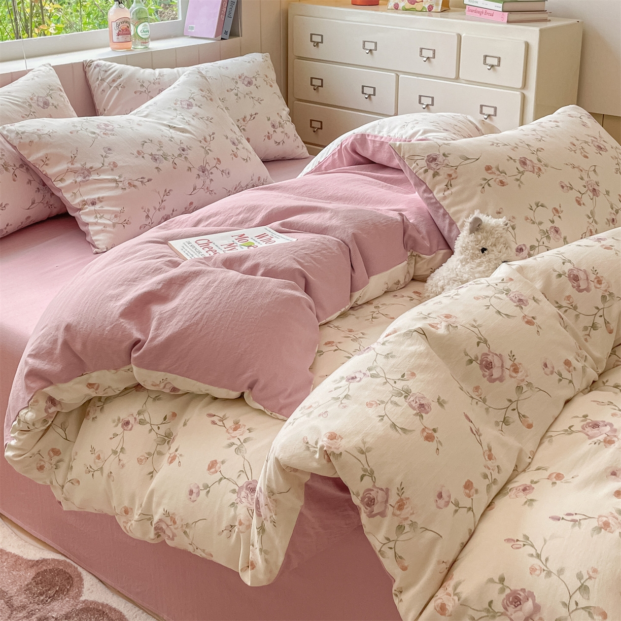 91家纺网 家纺一手货源 找家纺 （总）如约 2025秋冬新款A类亲肤棉印花套件