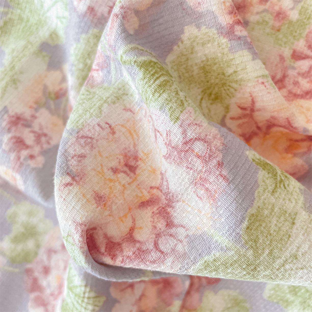 91家纺网 家纺一手货源 找家纺 如约 2025秋冬新款A类亲肤棉印花套件 珠华