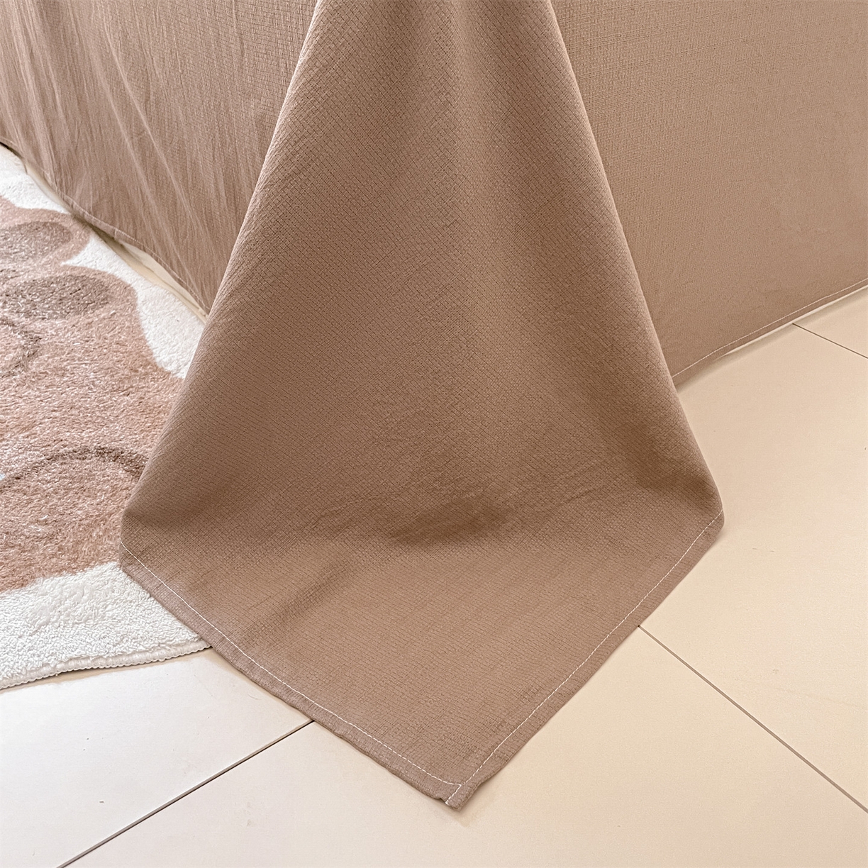 91家纺网 家纺一手货源 找家纺 如约 2025秋冬新款A类亲肤棉印花套件 曼咖