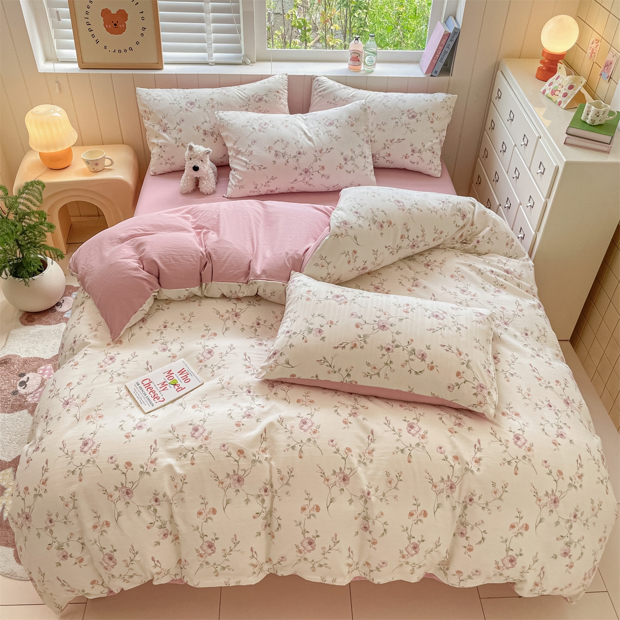 91家纺网 家纺一手货源 找家纺 （总）如约 2025秋冬新款A类亲肤棉印花套件