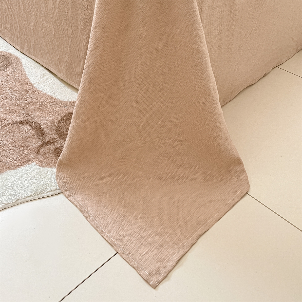 91家纺网 家纺一手货源 找家纺 如约 2025秋冬新款A类亲肤棉印花套件 松糕熊