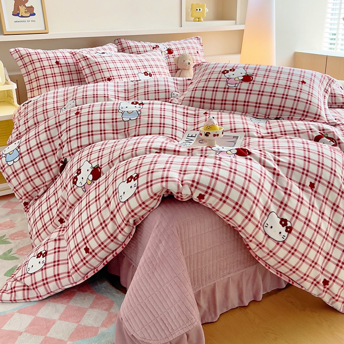 91家纺网 家纺一手货源 找家纺 （总）找底底家纺 2025新款加厚床盖款双面绒A类印花款牛奶绒四件套（日销50单客户，在优惠5元）