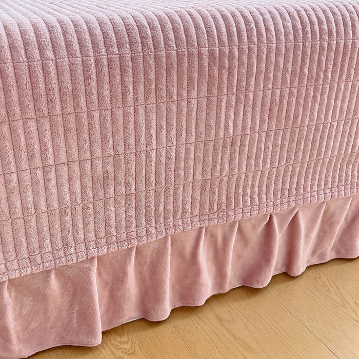 91家纺网 家纺一手货源 找家纺 找底底家纺 2025新款加厚床盖款双面绒A类印花款牛奶绒四件套（日销50单客户，在优惠5元） 小樱桃