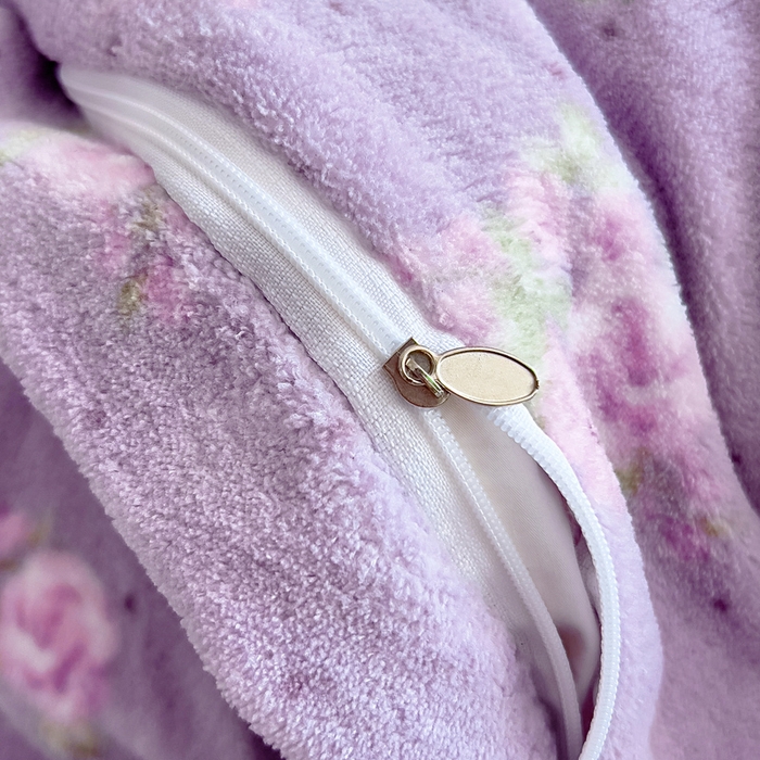 91家纺网 家纺一手货源 找家纺 找底底家纺 2025新款加厚床盖款双面绒A类印花款牛奶绒四件套（日销50单客户，在优惠5元） 紫蔻