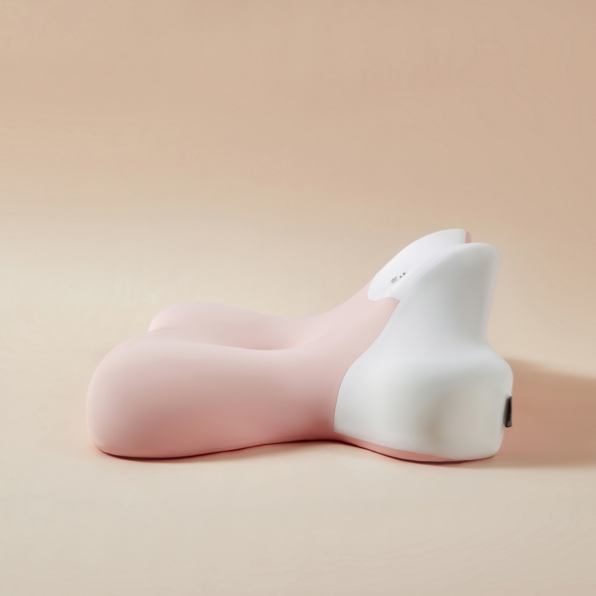 91家纺网 家纺一手货源 找家纺 芯链 2025新款多功能趴趴枕头枕芯 豆沙粉