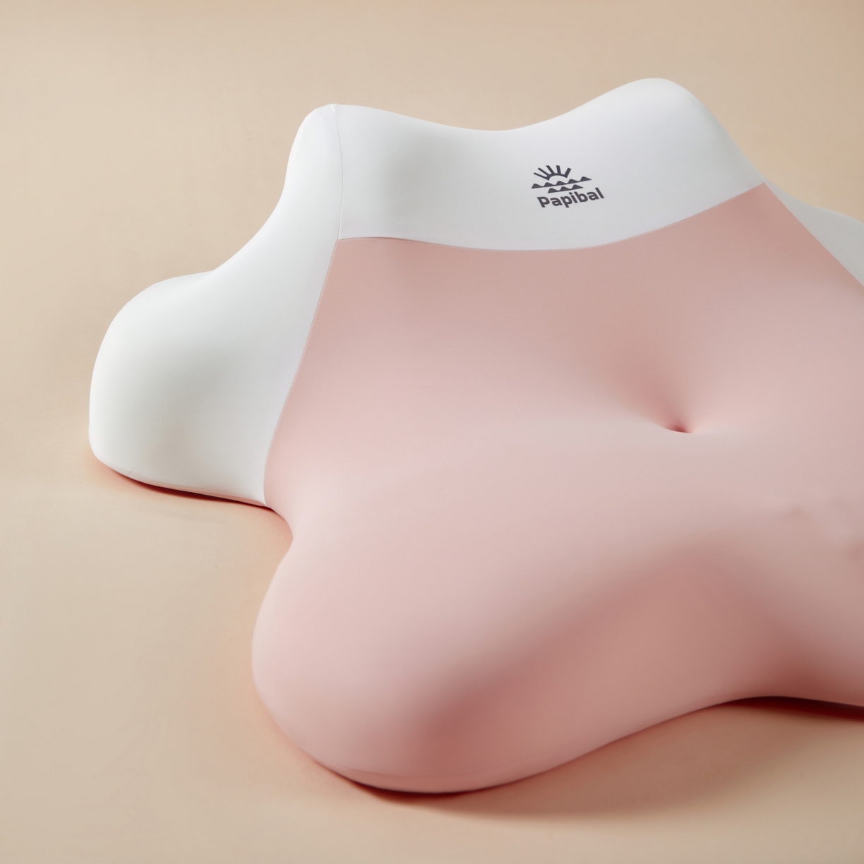 91家纺网 家纺一手货源 找家纺 芯链 2025新款多功能趴趴枕头枕芯 豆沙粉