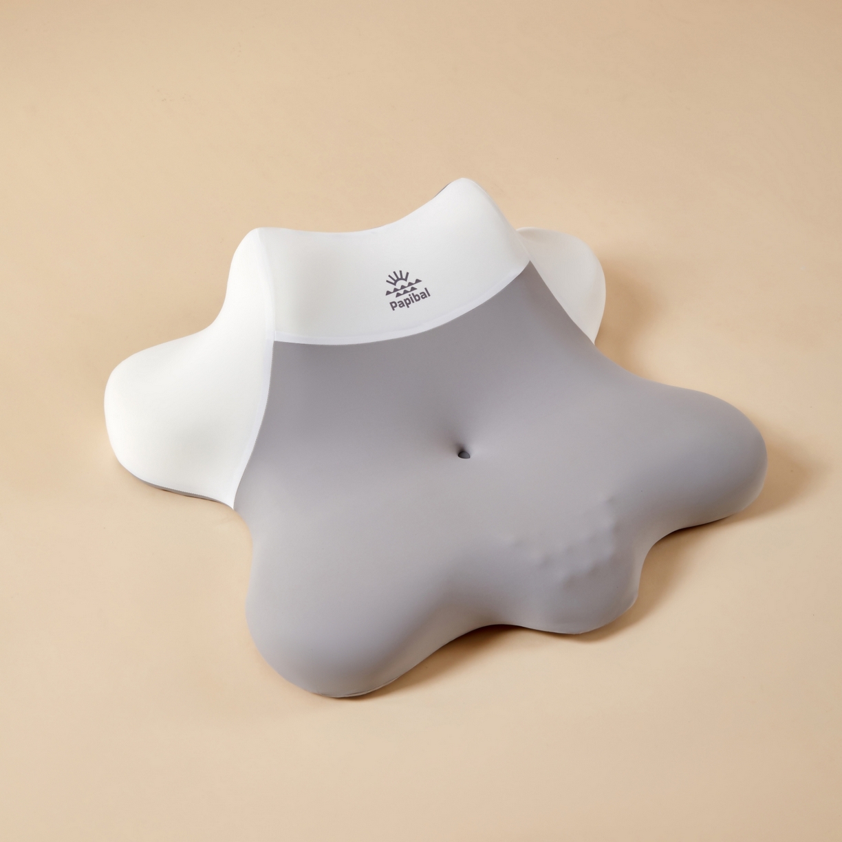 91家纺网 家纺一手货源 找家纺 芯链 2025新款多功能趴趴枕头枕芯 轻奢灰