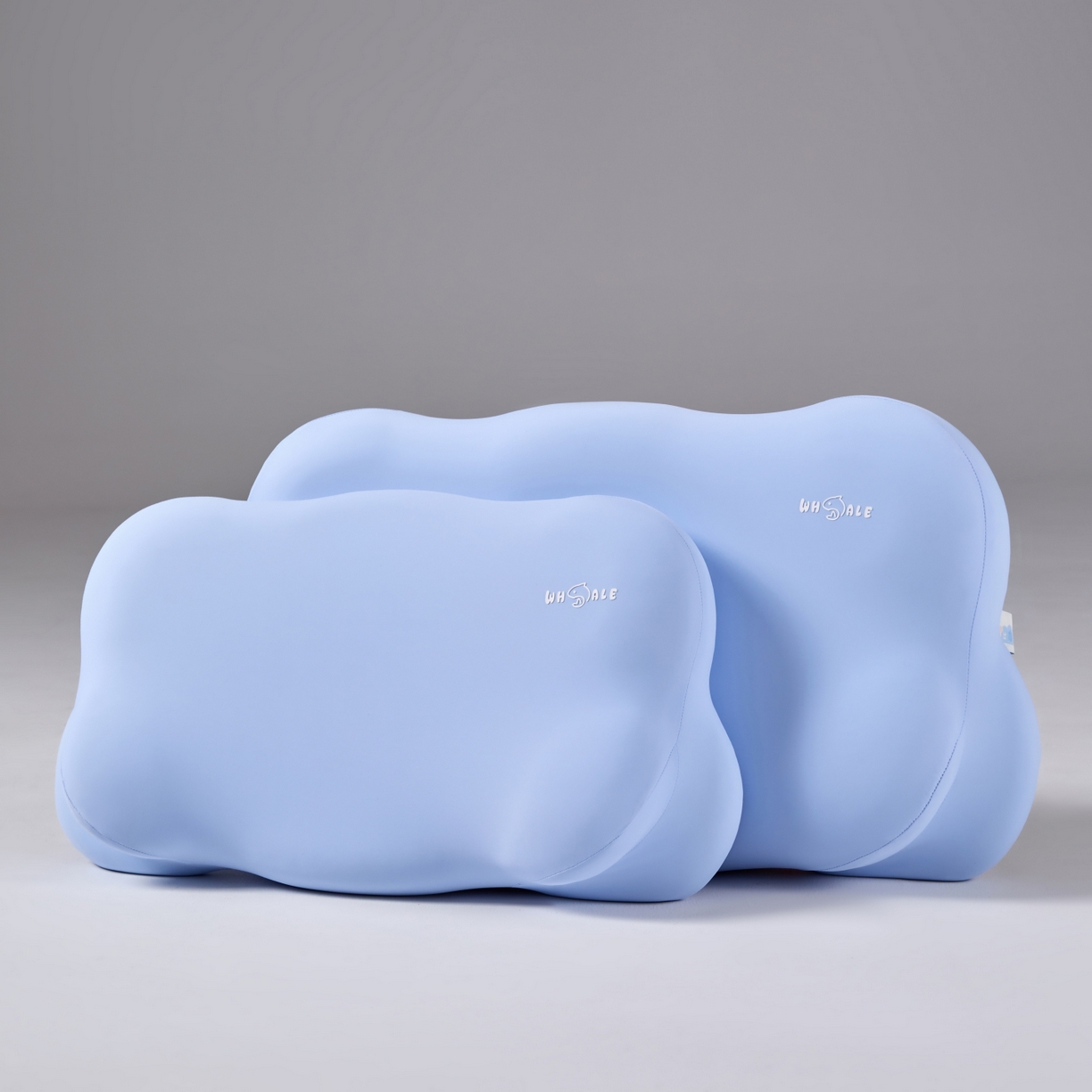 91家纺网 家纺一手货源 找家纺 芯链 2025新款小鲸鱼枕头枕芯 蓝色