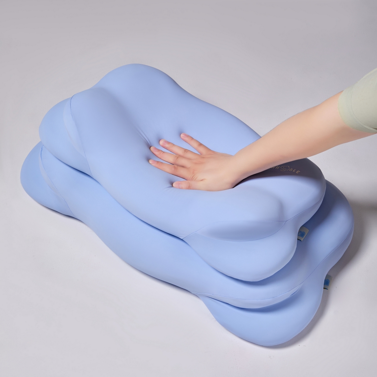 芯链 2025新款小鲸鱼枕头枕芯 蓝色