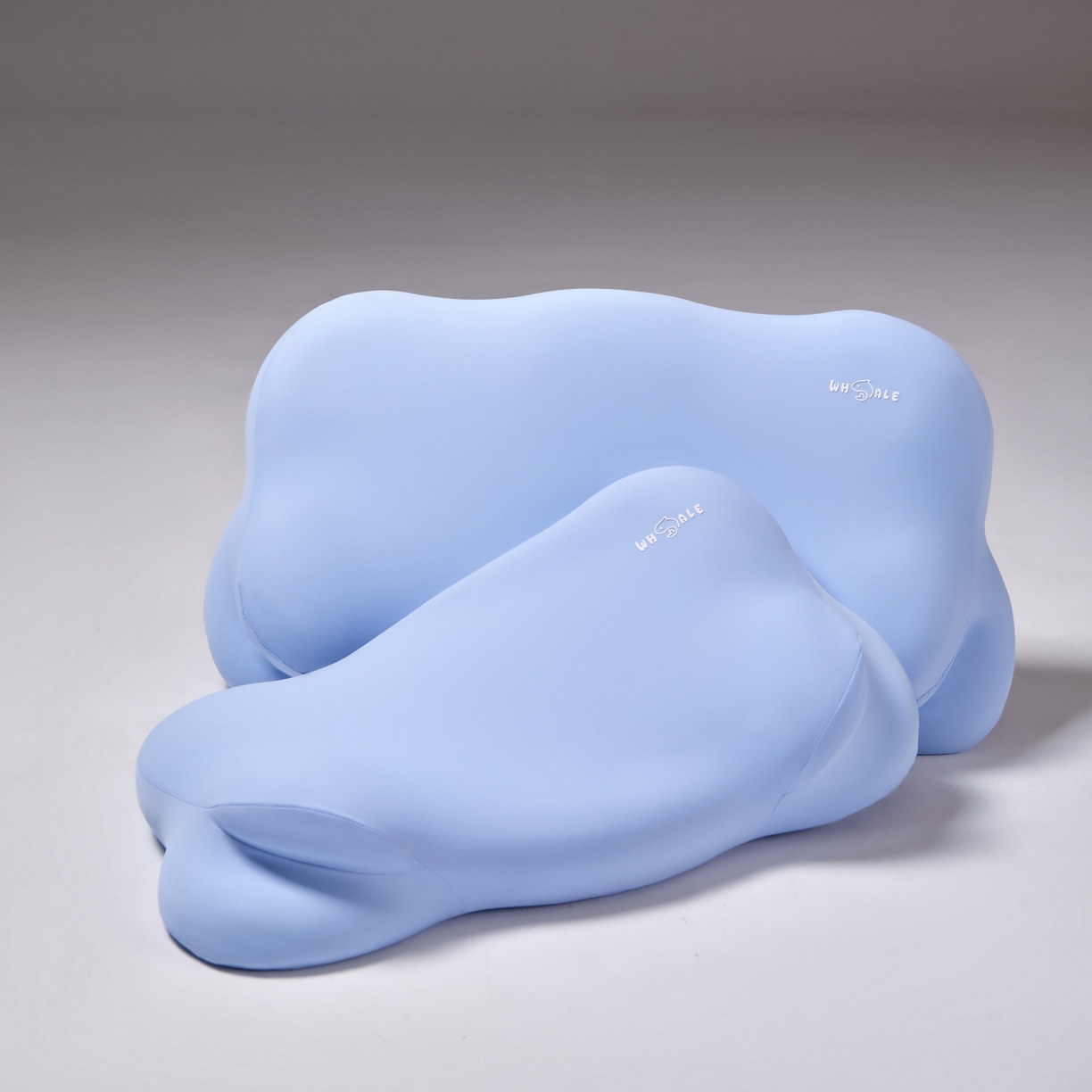 91家纺网 家纺一手货源 找家纺 芯链 2025新款小鲸鱼枕头枕芯 蓝色