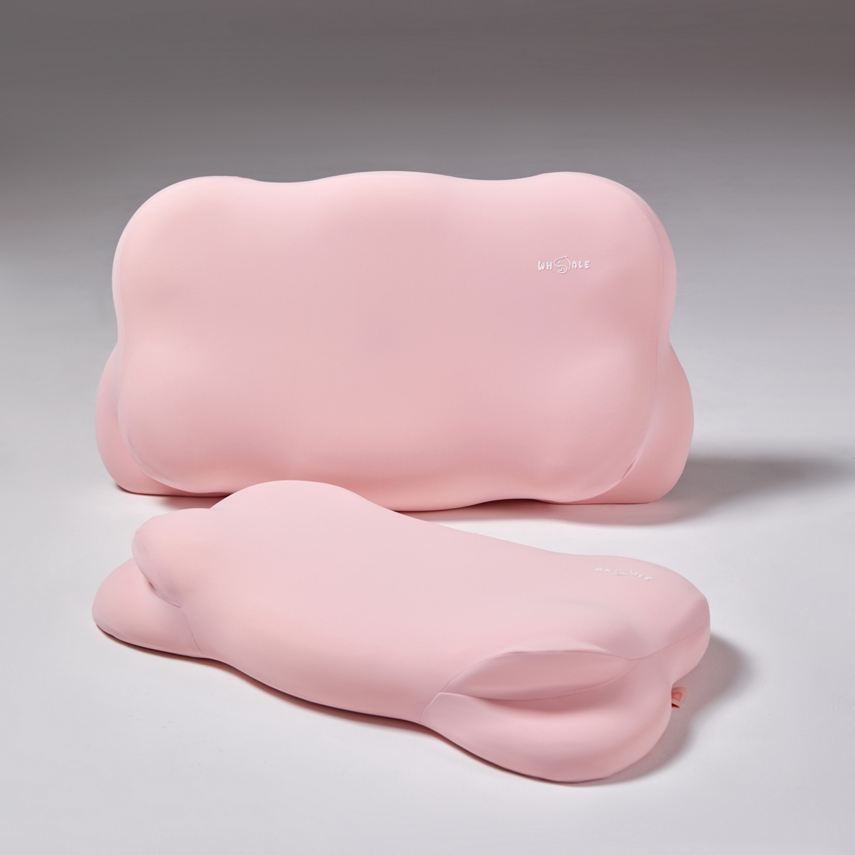 91家纺网 家纺一手货源 找家纺 芯链 2025新款小鲸鱼枕头枕芯 粉色