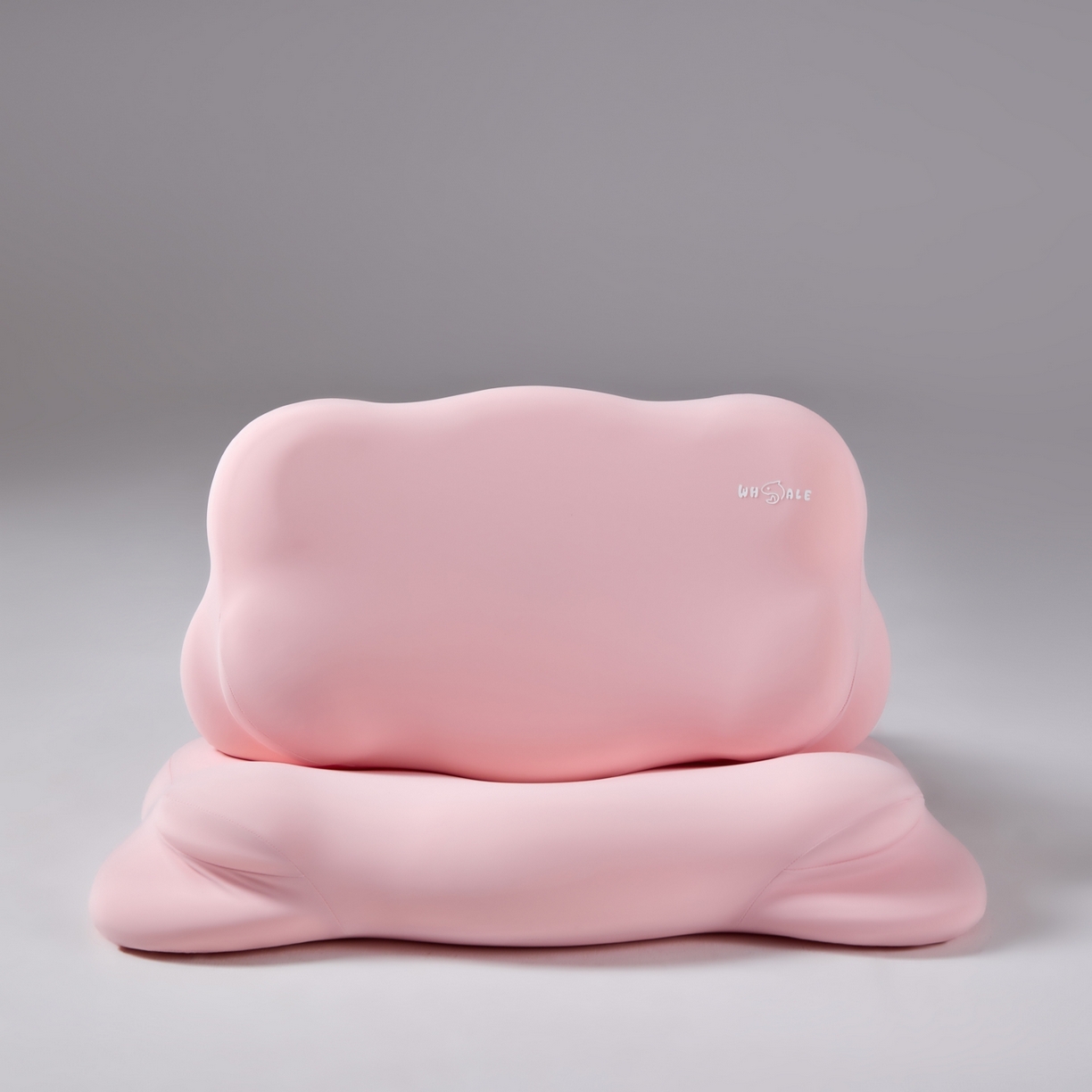 91家纺网 家纺一手货源 找家纺 芯链 2025新款小鲸鱼枕头枕芯 粉色