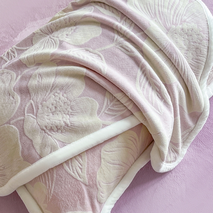 91家纺网 家纺一手货源 找家纺 诺梵 2025新款8斤立体雕花牛奶绒四件套_控价标准高于139，加大高于149 花漾-紫