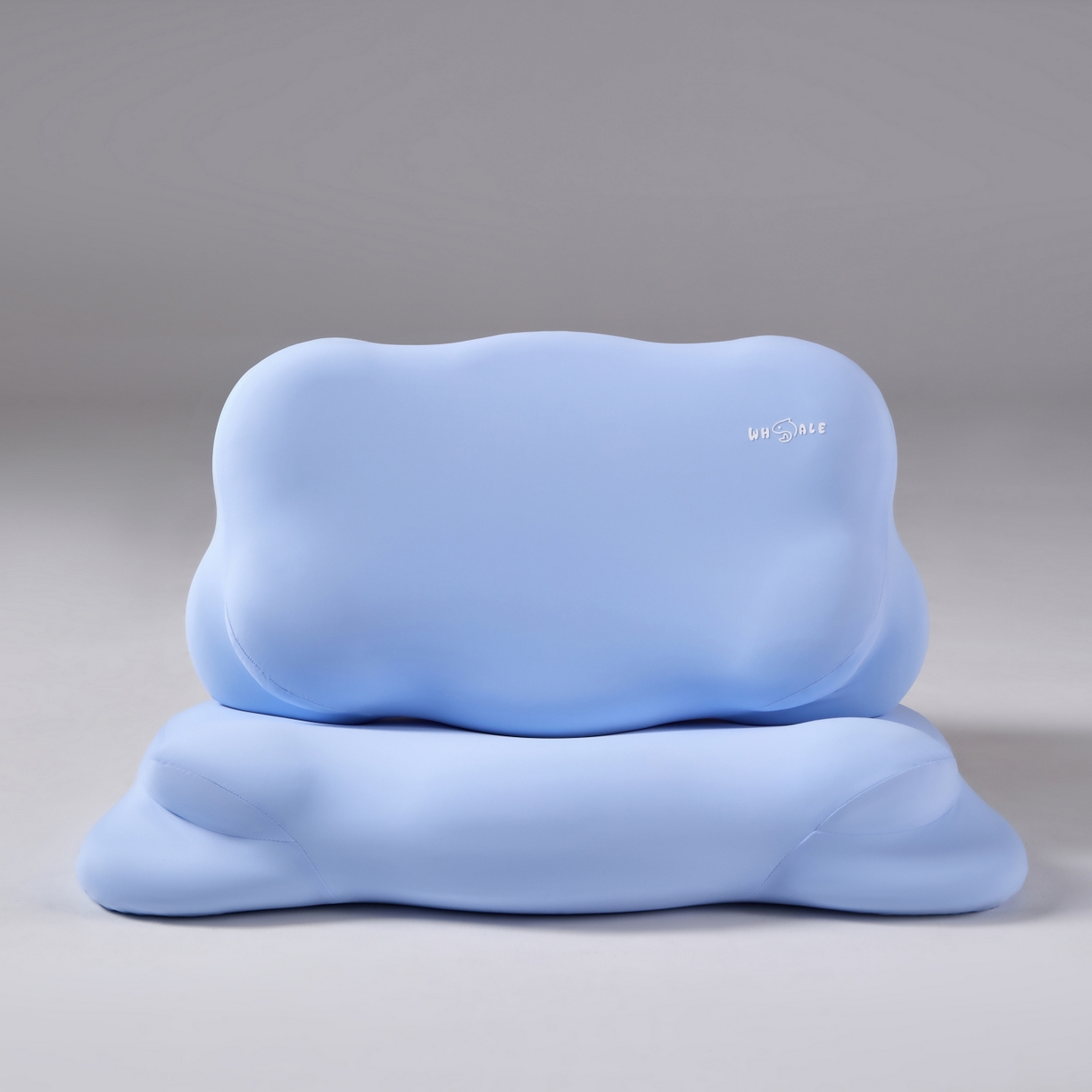 91家纺网 家纺一手货源 找家纺 芯链 2025新款小鲸鱼枕头枕芯 蓝色