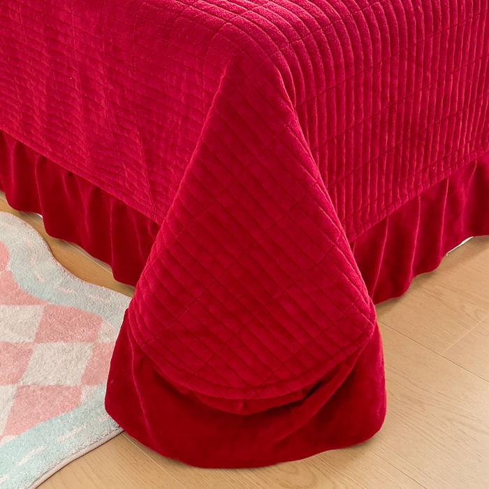 91家纺网 家纺一手货源 找家纺 （总）找底底家纺 2025新款加厚床盖款双面绒A类印花款牛奶绒四件套（日销50单客户，在优惠5元）