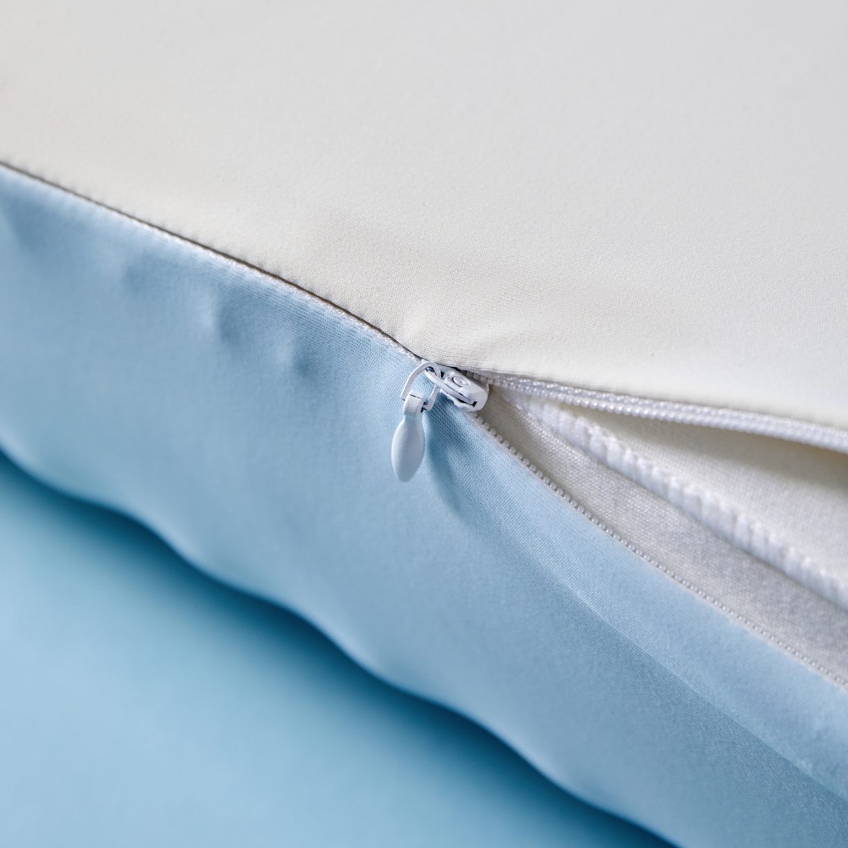 91家纺网 家纺一手货源 找家纺 芯链 2025新款云舒牵引枕头枕芯 宁静蓝