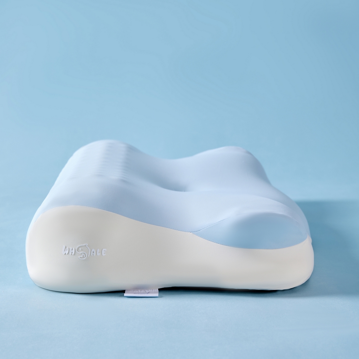 91家纺网 家纺一手货源 找家纺 芯链 2025新款云舒牵引枕头枕芯 宁静蓝