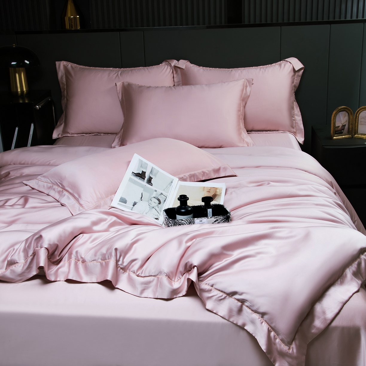 91家纺网 家纺一手货源 找家纺 （总）卡迪亚家纺 2025春夏新款兰精天丝四件套