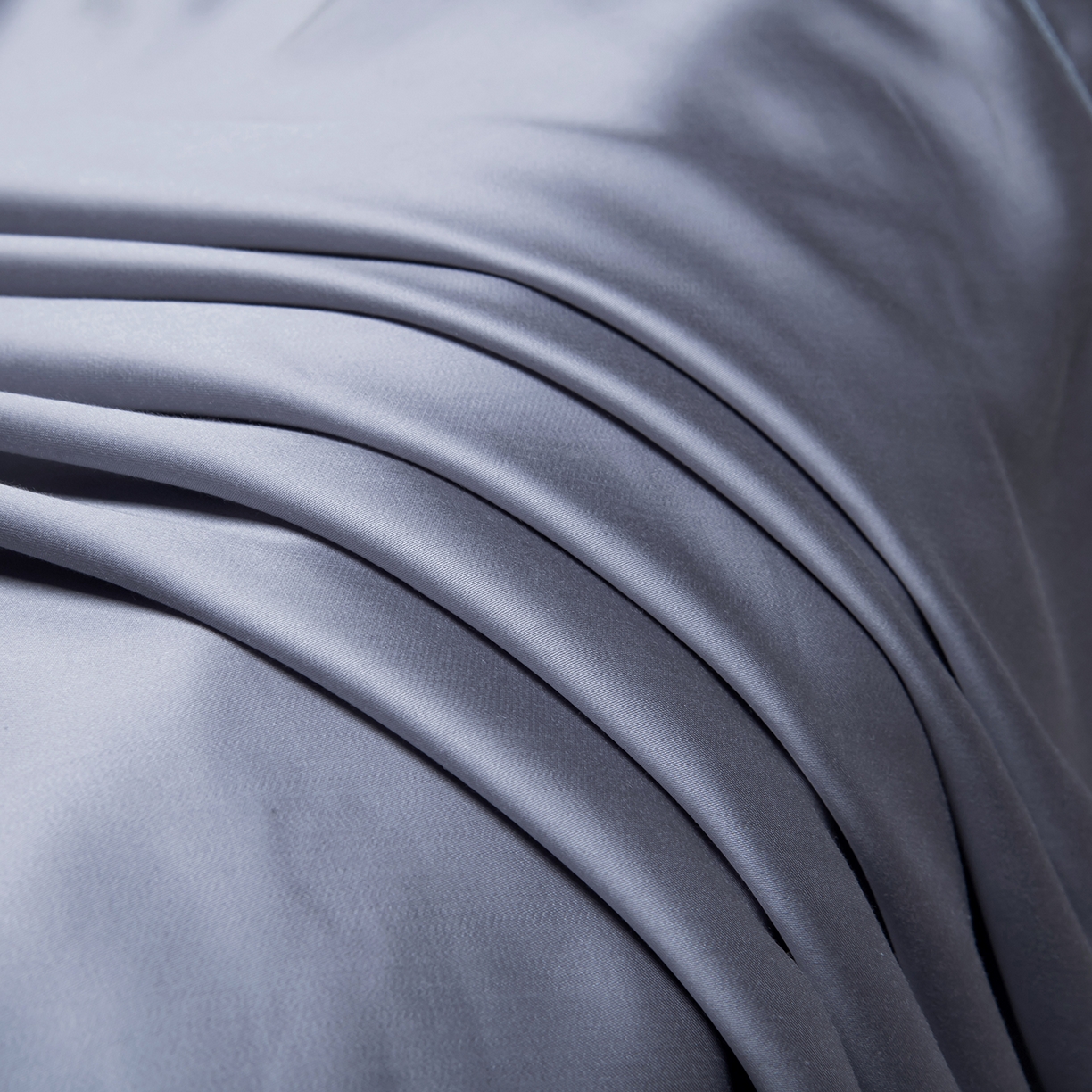 91家纺网 家纺一手货源 找家纺 卡迪亚家纺 2025春夏新款兰精天丝四件套 深灰