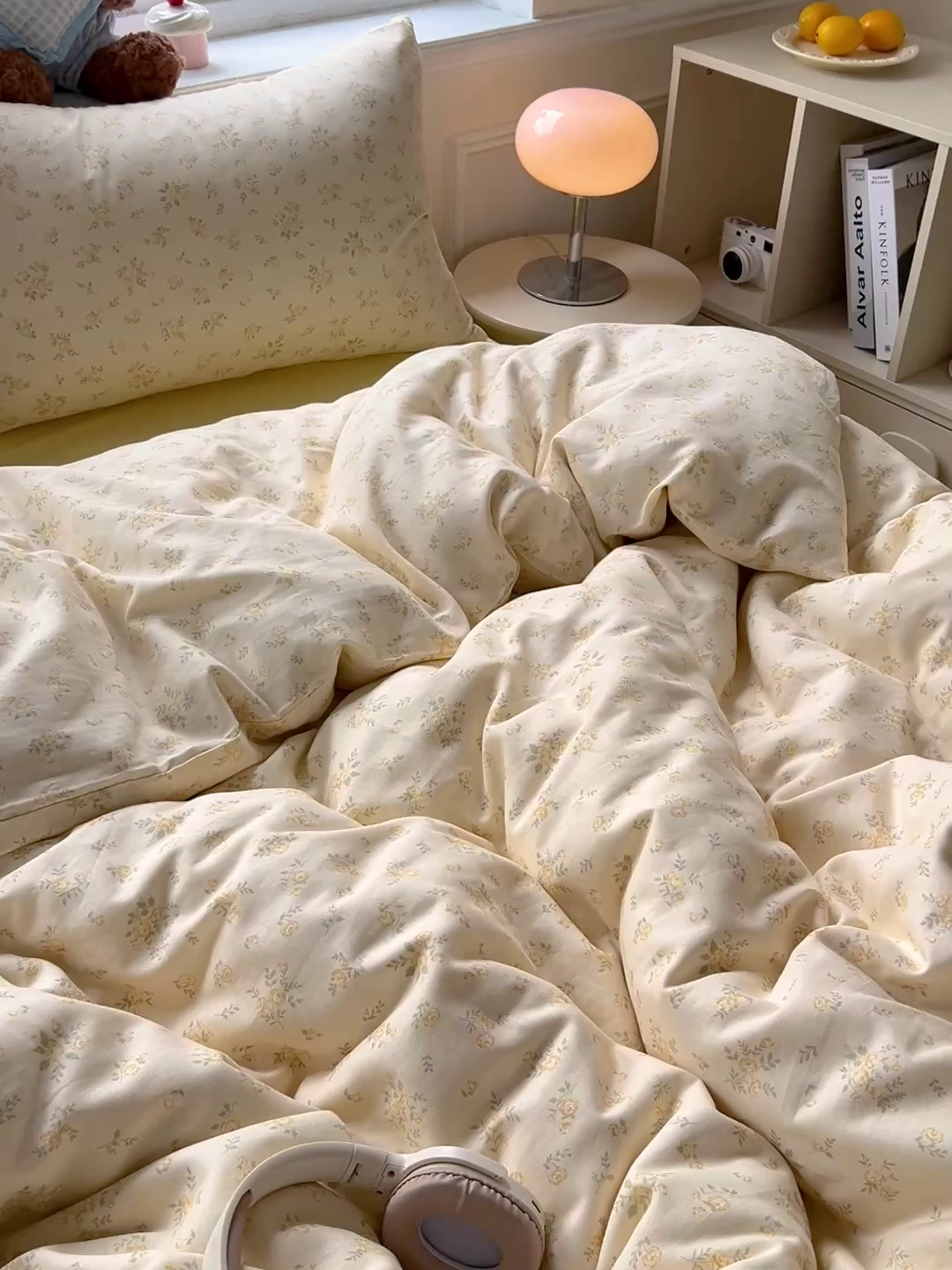 91家纺网 家纺一手货源 找家纺 仟网汇 2025新款全棉纯棉层纱四件套 小晴天