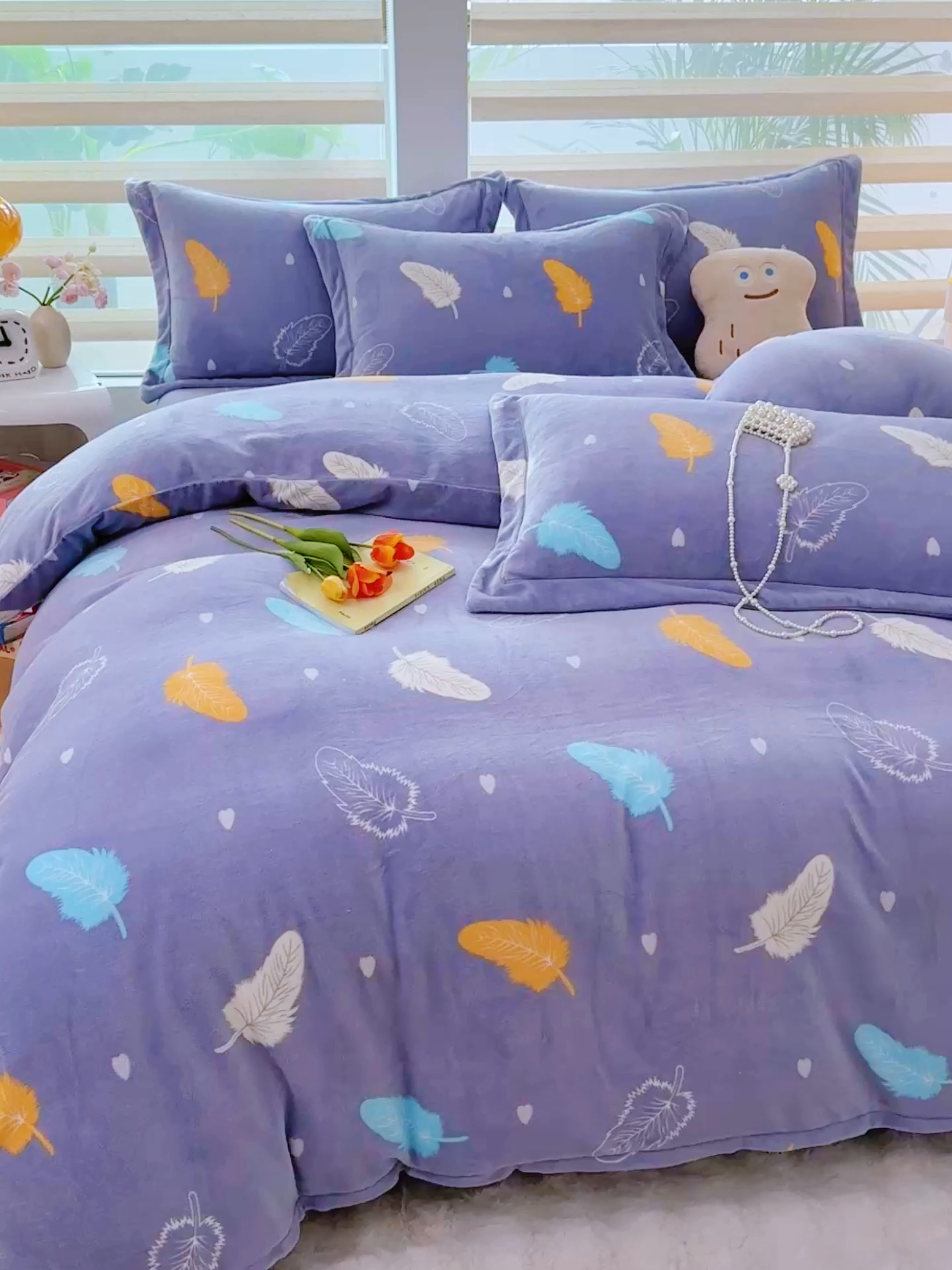 91家纺网 家纺一手货源 找家纺 （总）卡迪亚家纺 2025新款金雕绒系列四件套