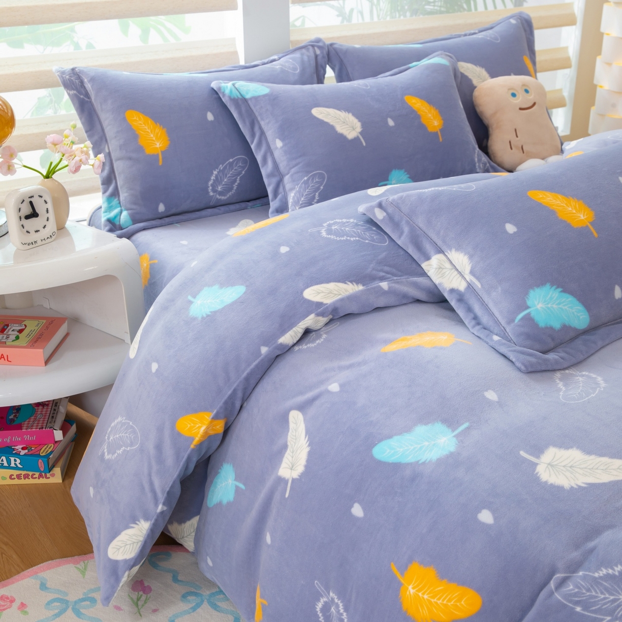 91家纺网 家纺一手货源 找家纺 （总）卡迪亚家纺 2025新款金雕绒系列四件套