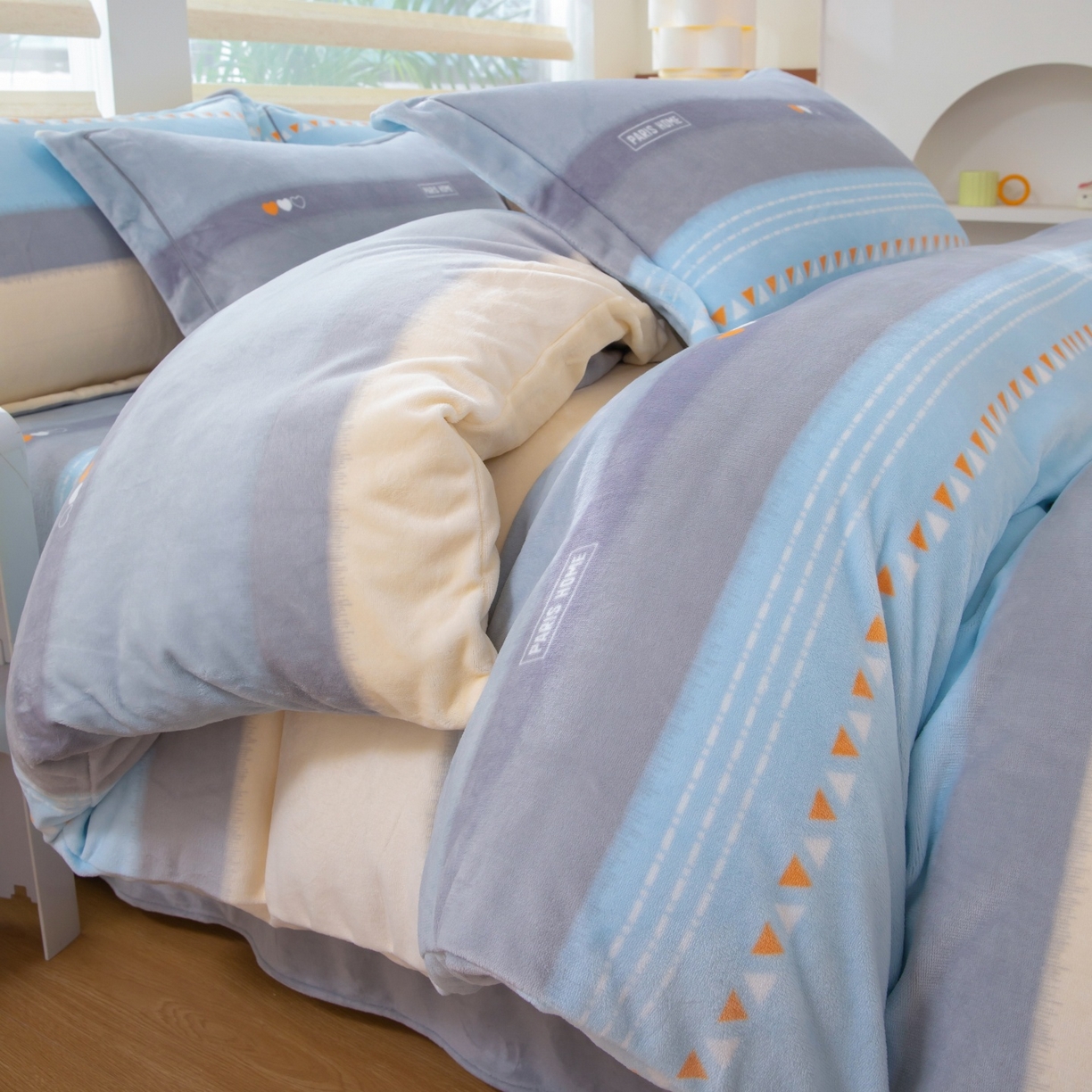 91家纺网 家纺一手货源 找家纺 （总）卡迪亚家纺 2025新款金雕绒系列四件套