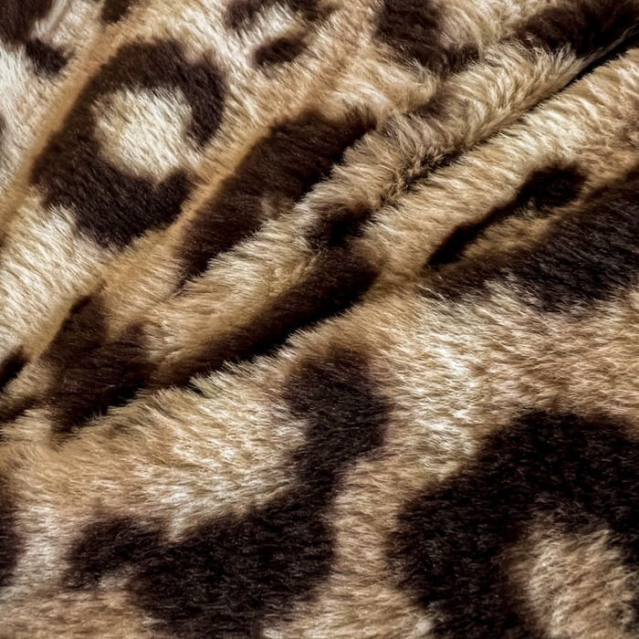 91家纺网 家纺一手货源 找家纺 仟网汇 2025新款亲肤舒适兔毛绒四件套 豹纹-咖