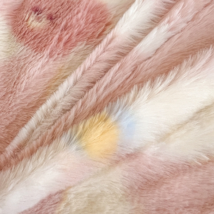 91家纺网 家纺一手货源 找家纺 仟网汇 2025新款亲肤舒适兔毛绒四件套 花园熊