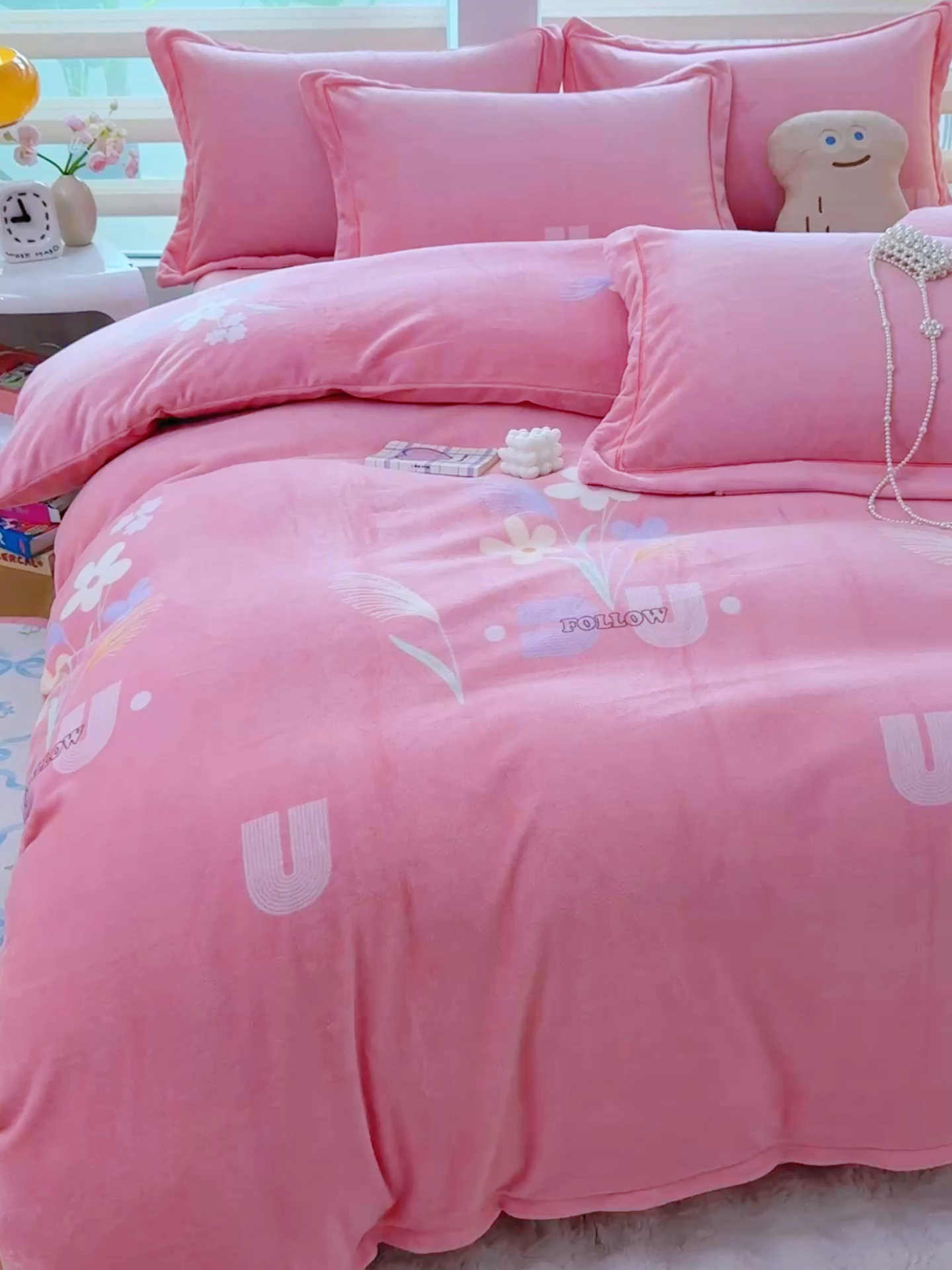 91家纺网 家纺一手货源 找家纺 卡迪亚家纺 2025新款金雕绒系列四件套 花序