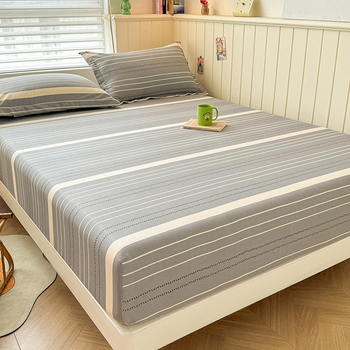 91家纺网 家纺一手货源 找家纺 名优家纺 2025新款A类全棉印花床笠 芬利