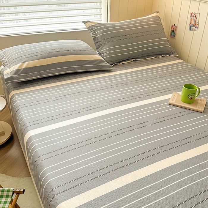 91家纺网 家纺一手货源 找家纺 名优家纺 2025新款A类全棉印花床笠 芬利