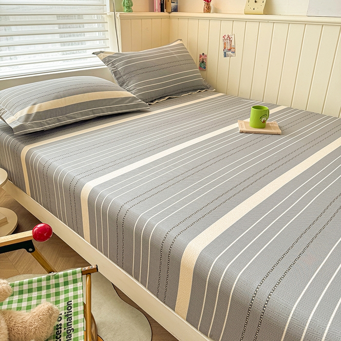 91家纺网 家纺一手货源 找家纺 名优家纺 2025新款A类全棉印花床笠 芬利