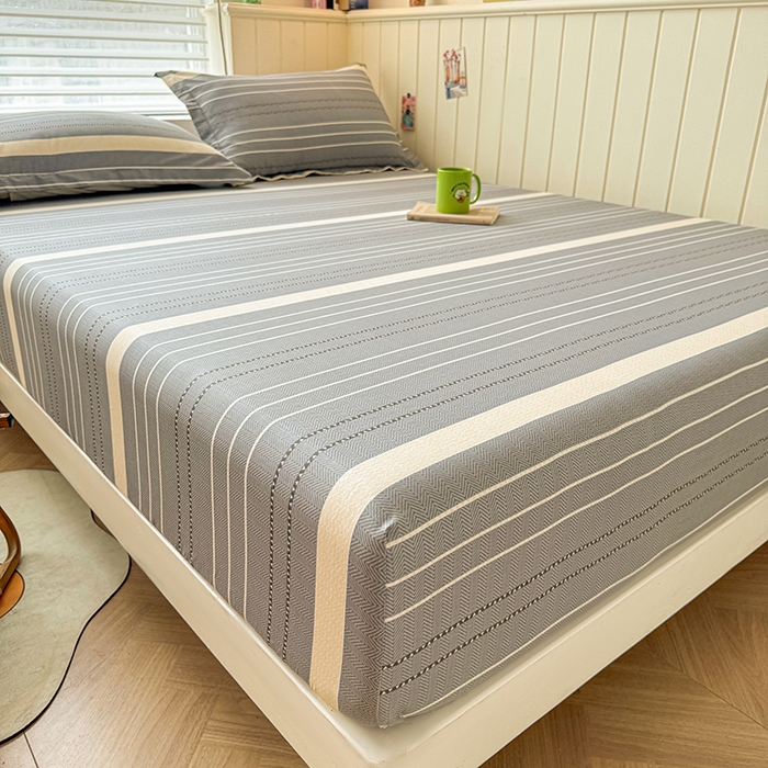 91家纺网 家纺一手货源 找家纺 名优家纺 2025新款A类全棉印花床笠 芬利