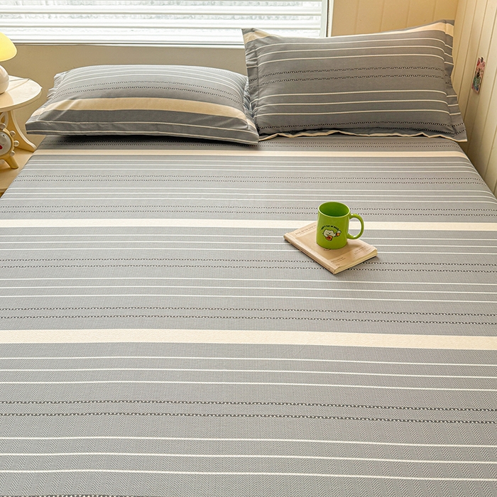 91家纺网 家纺一手货源 找家纺 名优家纺 2025新款A类全棉印花床笠 芬利