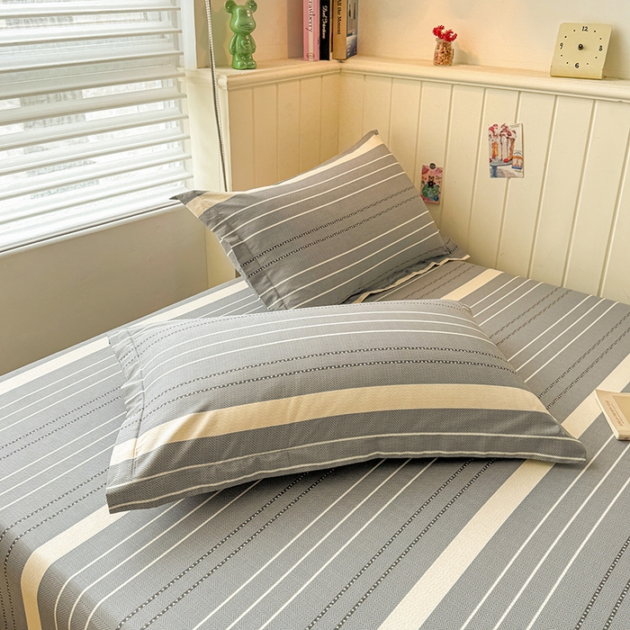 91家纺网 家纺一手货源 找家纺 名优家纺 2025新款A类全棉印花床笠 芬利