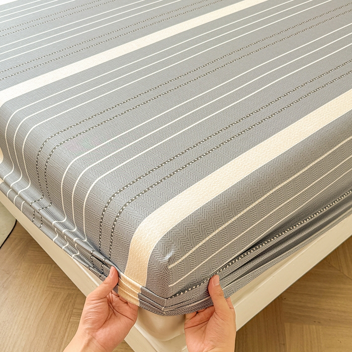 91家纺网 家纺一手货源 找家纺 名优家纺 2025新款A类全棉印花床笠 芬利