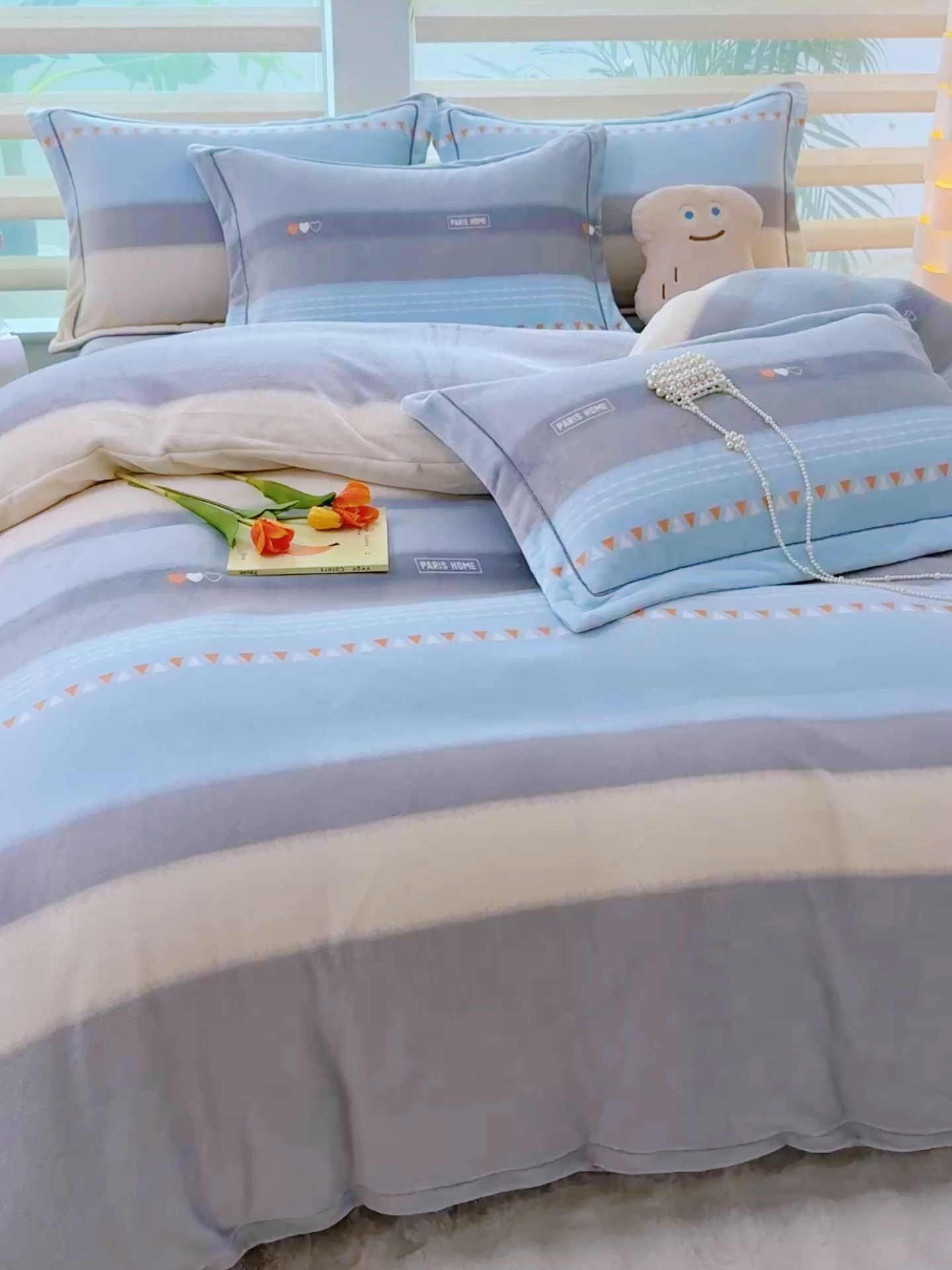 91家纺网 家纺一手货源 找家纺 卡迪亚家纺 2025新款金雕绒系列四件套 一路繁花